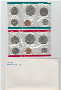 USA  12 Coins Uncirculated Mint Set  (US Mint, 1979)