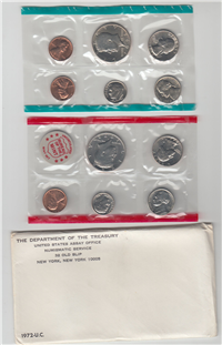 USA  11 Coins Uncirculated Set  (U.S. Mint, 1972)