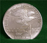 USA 1988 P Young Astronauts Liberty Commemorative Silver Medal, 6 troy ounces version