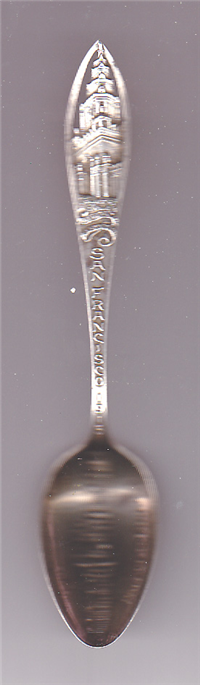 Spoon, Souvenir (or Five O'Clock) Spoon, 4" to 6" in Length, Solid Sterling Silver 
