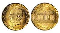 USA 1916 McKinley Birthplace Memorial Gold Dollar Coin 