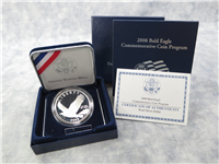 Bald Eagle Commemorative Silver Dollar Proof with Box and COA (US Mint, 2008)