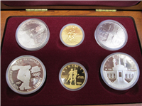 6 Coin Olympic Proof Set with two $10 Gold Coins  (US Mint, 1983 1984)