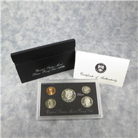 5 Coins Silver Proof Set with Black Box & COA  (US Mint, 1998)