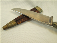 German KUNO RITTER SOLINGEN Deer Foot 10" Fixed Blade Hunter Knife