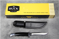 2013 BUCK 102 Black Dymondwood Woodsman Knife MINT