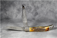 Rare 1965-1969 CASE XX USA 5265SAB Stag Folding Hunter Pocket Knife