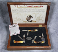 Rare 2008 CASE XX USA CA7166 Tony Bose Commemorative 3 Knife Set (1 of 500)