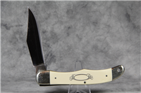 SCHRADE SCRIMSHAW SC-500 Bighorn Sheep Lockblade Knife