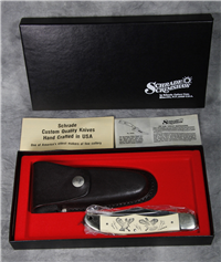 SCHRADE SCRIMSHAW SC-508 Turkey Folding Hunter Knife
