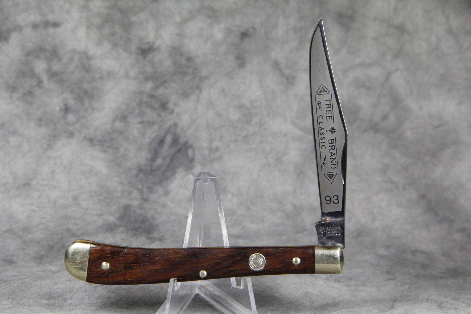 What is a Vintage BOKER TREE BRAND 93 Classic Wood Slimline