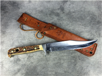 Vintage PUMA 6396 Stag Fixed Blade Bowie Knife