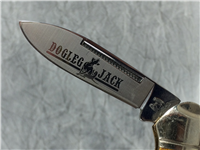 ROUGH RIDER RR1016 Amber Jigged Bone "Dogleg" Lockback Jack Knife