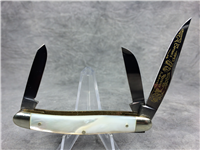 FRANK BUSTER CUTLERY CO. Fight'n Rooster Mother of Pearl 3-Blade
