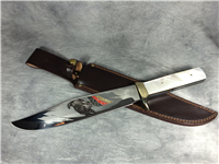 BULLDOG BRAND American Eagle 15-3/8" Mother of Pearl Bowie Knife