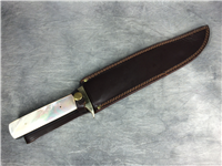 BULLDOG BRAND American Eagle 15-3/8" Mother of Pearl Bowie Knife