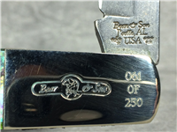BEAR & SON CHAB143 Custom Heritage Ltd Ed 5" Abalone Barlow Knife