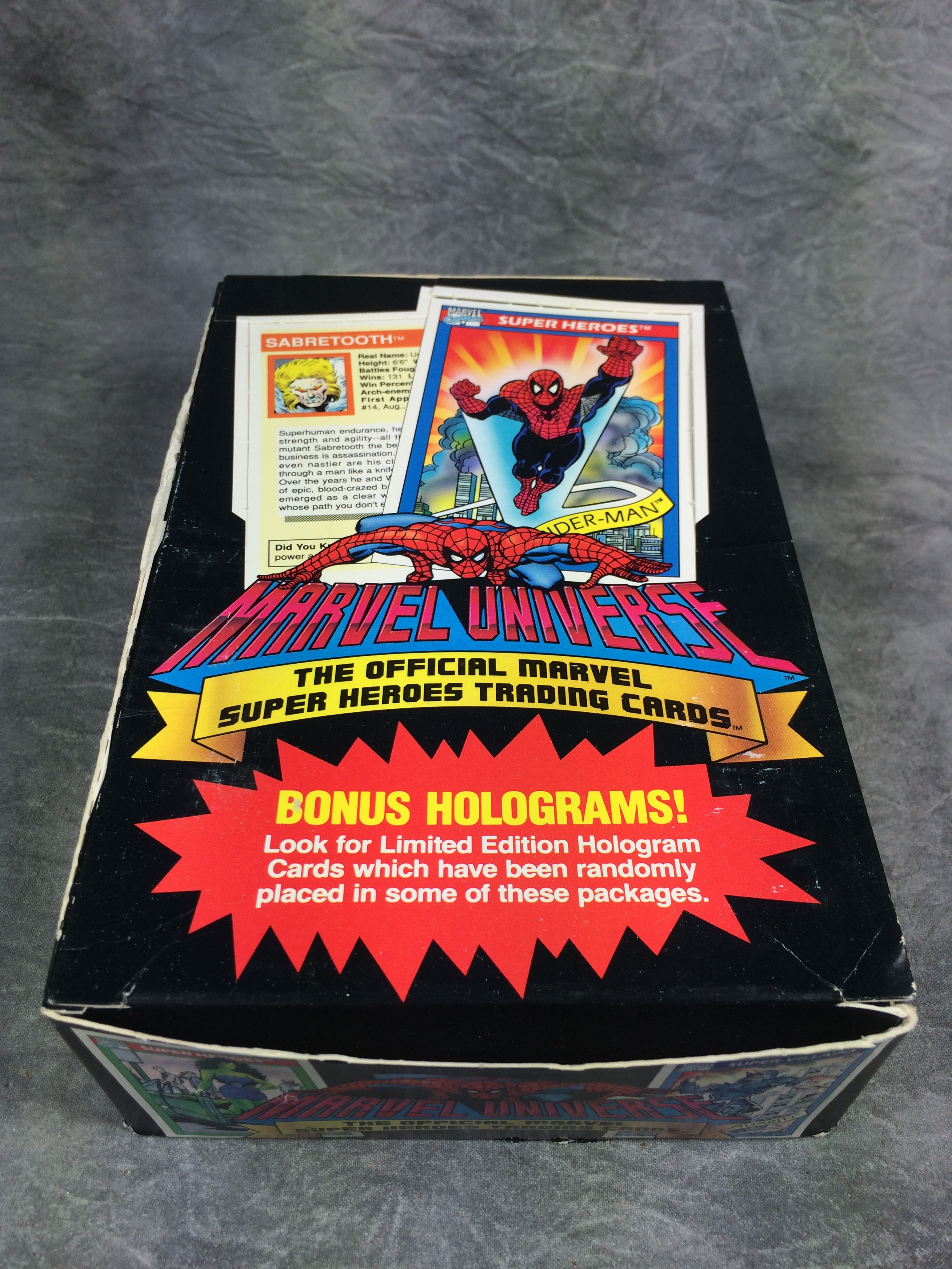 Value of MARVEL UNIVERSE Collector Trading Cards Full Box