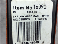 2012 CASE XX 6143 SS Goldenrod Jigged Bone Granddaddy Barlow