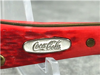 2003 CASE XX 62156 SS Coca-Cola Red Bone Tuxedo Knife in Collector