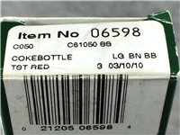 2010 CASE XX C61050 Tested Red Jigged Bone Large Coke Bottle