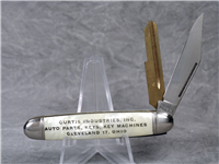 IMPERIAL USA White Celluloid Advertising Pen Knife - Curtis Industries Ohio
