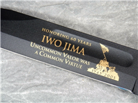 2005 KA-BAR 1219C2-4 60th Anniversary IWO JIMA Leather USMC Fighting Knife