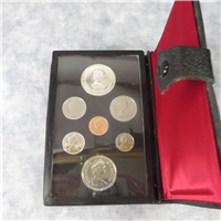  CANADA 7 Coin Double Struck Silver Dollar Proof Set (Royal Canadian Mint, 1977)