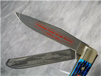 1992 BOKER WWII Midway Limited Ed. Blue Bone Commemorative Trapper Knife