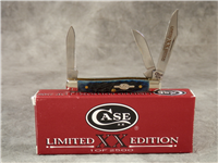 1998 CASE XX USA 6333 SS Ltd. Ed. Navy Blue Jigged Bone Small Stockman Knife