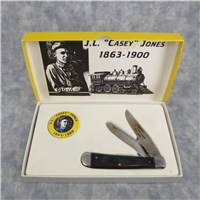 J.L. "Casey" Jones CHEROKEE 1863-1900 Commemorative Green Wood  & Button Set