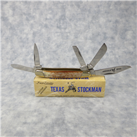 Texas Stockman FROST CUTLERY 678 Smooth Bone 5-Blade