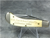 2004 CASE XX TB62110 SS Ltd Ed Celebration Smooth Natural Bone Saddlehorn