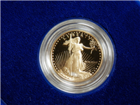 1989 P $10 1/4 Ounce Gold American Eagle Proof in Box with COA