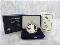 2012 US MINT Silver Eagle Proof with Box & COA