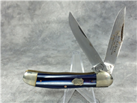 BUCK CREEK Handmade Blue/White 2-Blade Copperhead