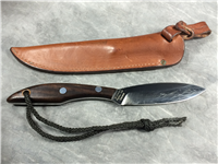 D.H. RUSSELL GROHMANN 1S 8-3/8" Fixed Blade Belt Knife & Leather Sheath