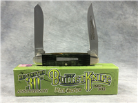 2012 REMINGTON UMC R4466 Ltd Ed 30th Anniv. Green Curly Maple Muskrat Bullet Knife