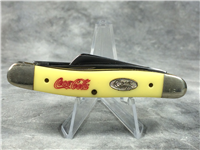 1989 CASE XX USA 3318 SHSP Ltd Ed Coca-Cola Christmas Yellow Stockman Knife