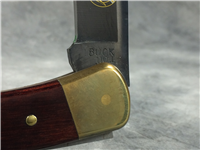 2004 BUCK 110 SP73 "Alaskan Guide" Wood Lockback  with Leather Sheath