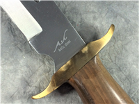 ASH Custom Handmade 13" Wood Fixed Blade 440C Hunter Knife with Leather Sheath
