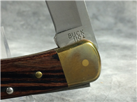 2004 BUCK 110 Wood Single-Blade Lockback Folding Hunter