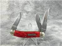 MARBLE'S QUALITY KNIVES Red Jigged Stockman