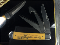 SCHRADE Old Timer LIMITED ED. GIFT SET 690TYD Blazer & Fixed-Blade Skinner Knife