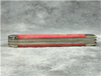 2005 CASE XX 6254 SS Red Rattlesnake Laser Bone Trapper Pocket Knife