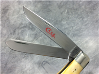 1978 CASE XX STAINLESS USA 5254 SSP Stag Trapper  *Red Blade Etch*