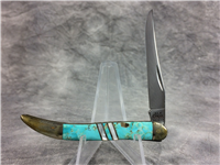 2002 CASE XX EX10096 SS Exotic Turquoise & Mother of Pearl Tiny Toothpick Knife