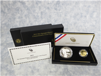 Star-Spangled Banner Gold & Silver 2-Coin Proof Set in Box with COA (US Mint, 2012)