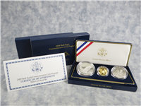 Bald Eagle Commemorative Gold & Silver 3-Coin Proof Set in Box with COA (US Mint, 2008)