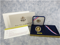 Olympic Gold Eagle Commemorative Proof $10 Coin with Box and COA (US Mint, 1984-S)